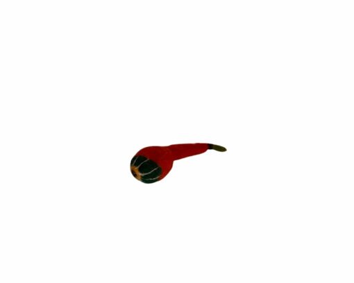 Græskar rødt m. grøn bund Unika